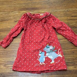 Baby Boden Christmas Skating Mice
